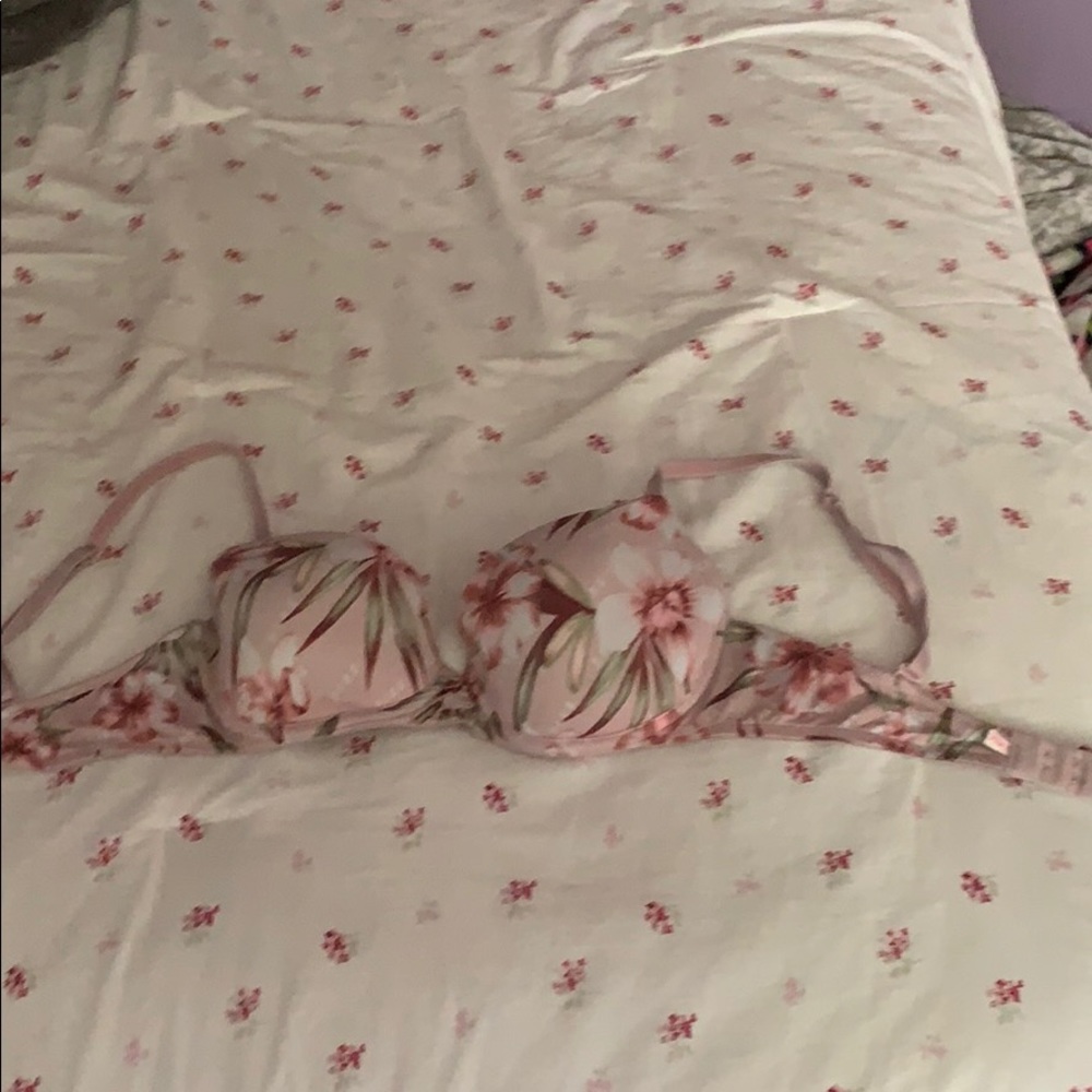 Pink bra